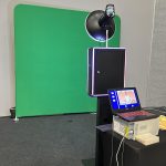 Green screen video setup